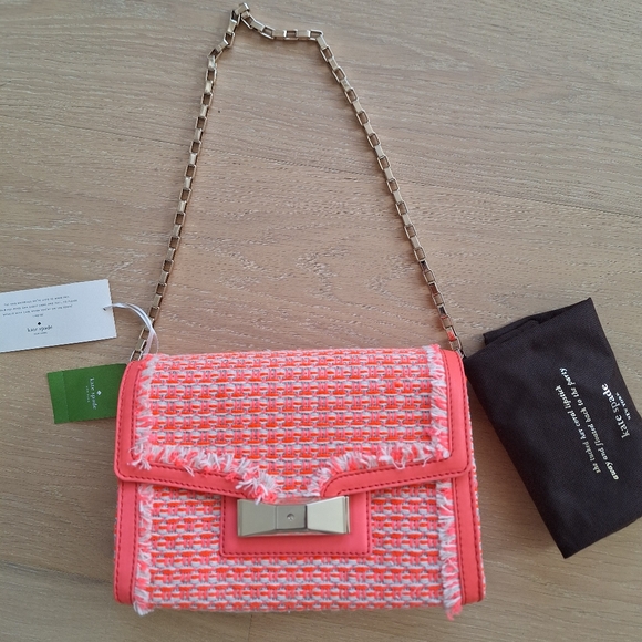 NWT Kate Spade Carroll Park Tweed Scarlette Shoulder Handbag